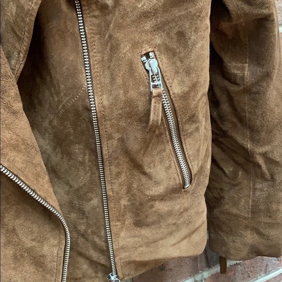 Real leather jacket - brown - Picture 3 of 5